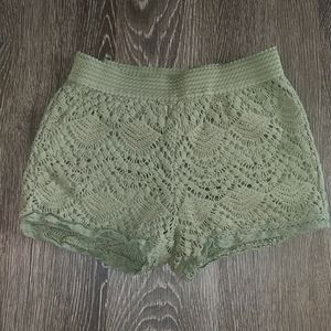 Crochet shorts